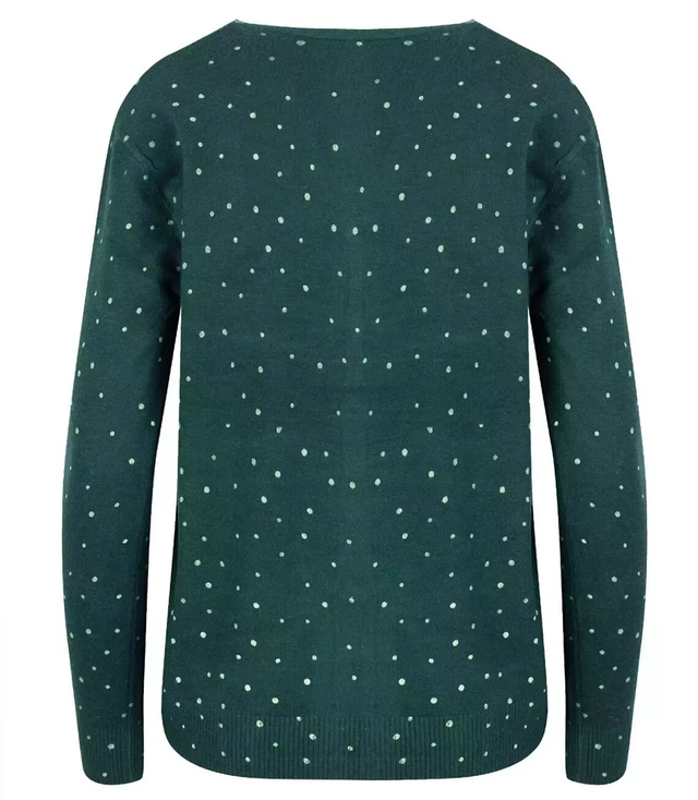 Pulover cardigan clasic cu buline NELA