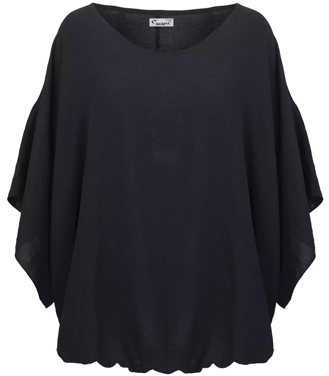 Airy bluză fluture mâneci fante elegant vrac oversize