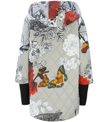 Imprimeu asimetric de tranziție JACKET FLOWERS