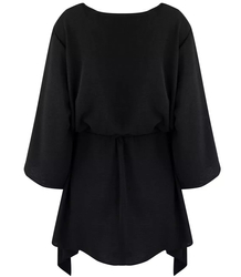 Frumoasă rochie mini asimetrică largi
