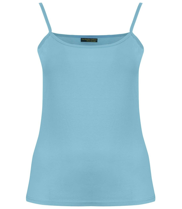 Tricou fără bretele din bumbac pentru femei multe culori