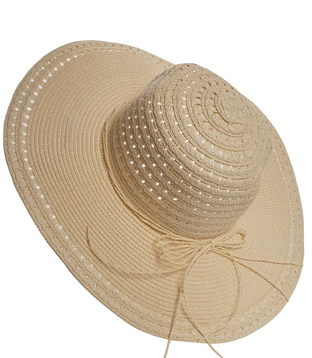Palarie de paie ajurata eleganta de dama